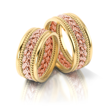 Preview: Stelmach Trauringe Weiss-Gelbgold Dortmund 007